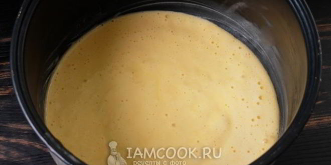 Рецепт бисквитного торта в мультиварке