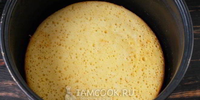 Рецепт бисквитного торта в мультиварке