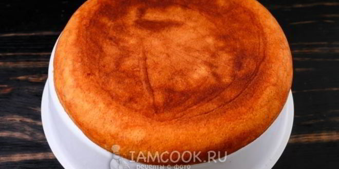 Рецепт бисквитного торта в мультиварке