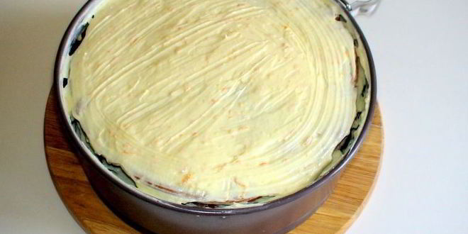 Рецепт карамельного медовика с апельсиновым кремом