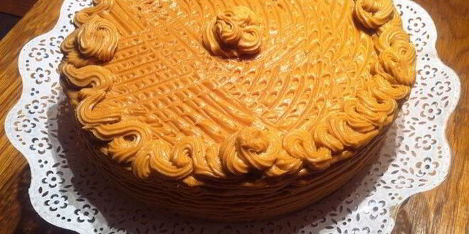 Рецепт карамельного торта