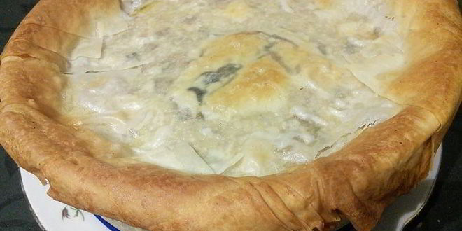 Рецепт картофельно-грибного торт с черносливом