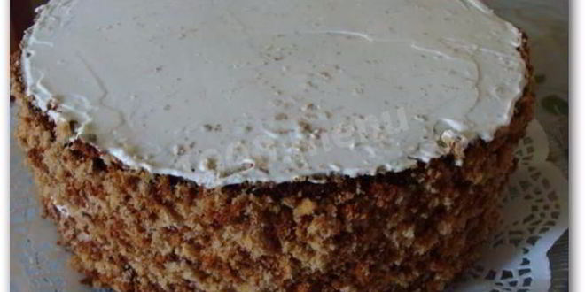 Рецепт медового торта кокетка