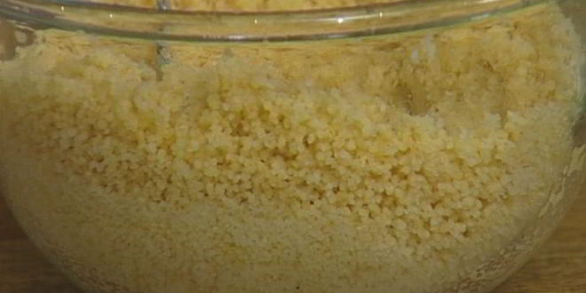 Рецепт наполеона из кускуса и гауды