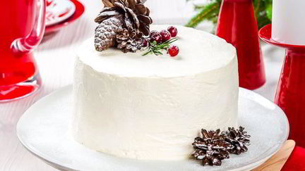 Рецепт Новогоднего торта с клюквой