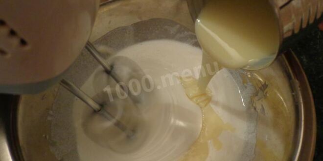 Рецепт праздничного торта со сгущенкой