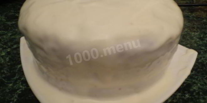 Рецепт праздничного торта со сгущенкой