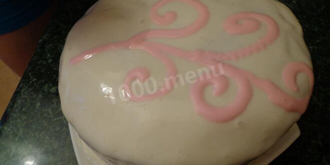 Рецепт праздничного торта со сгущенкой