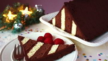 Рецепт Праздничного треугольного торта