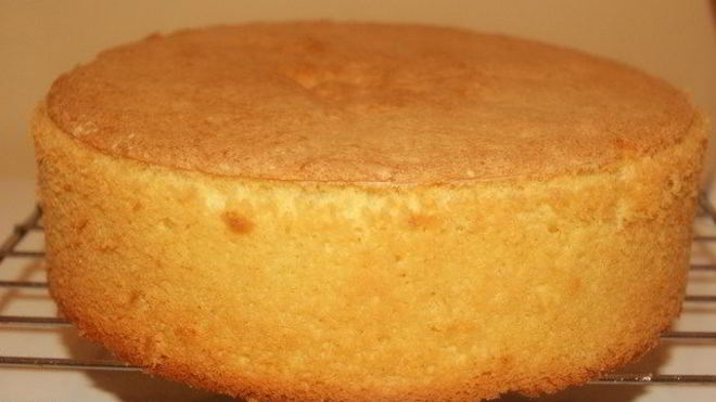 Рецепт Простого бисквитного коржа
