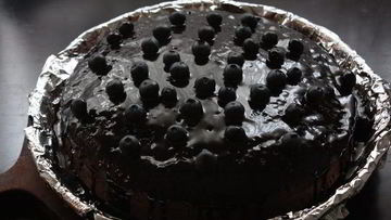 Рецепт Шоколадного торта с черникой