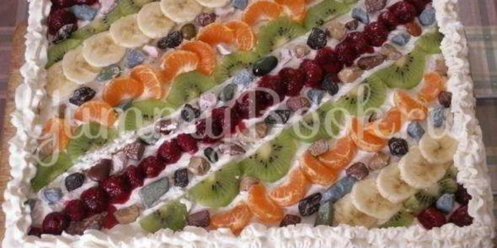 Как приготовить торт бисквитный