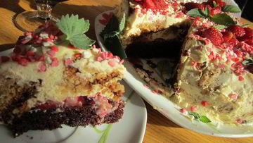 Рецепт Торта Два бисквита