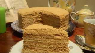Рецепт Торта Медовик без яиц