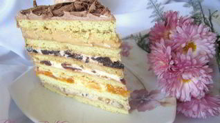 Рецепт Торта Песочного с разными начинками