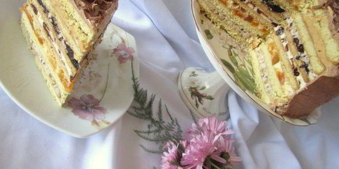 Рецепт торта песочного с разными начинками