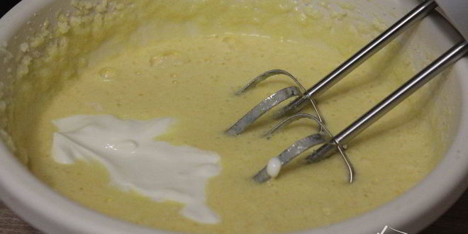 Рецепт торта с масляным кремом и джемом глинтвейн