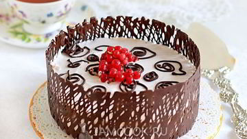 Рецепт Торта с ягодами без выпечки