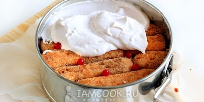 Рецепт торта с ягодами без выпечки