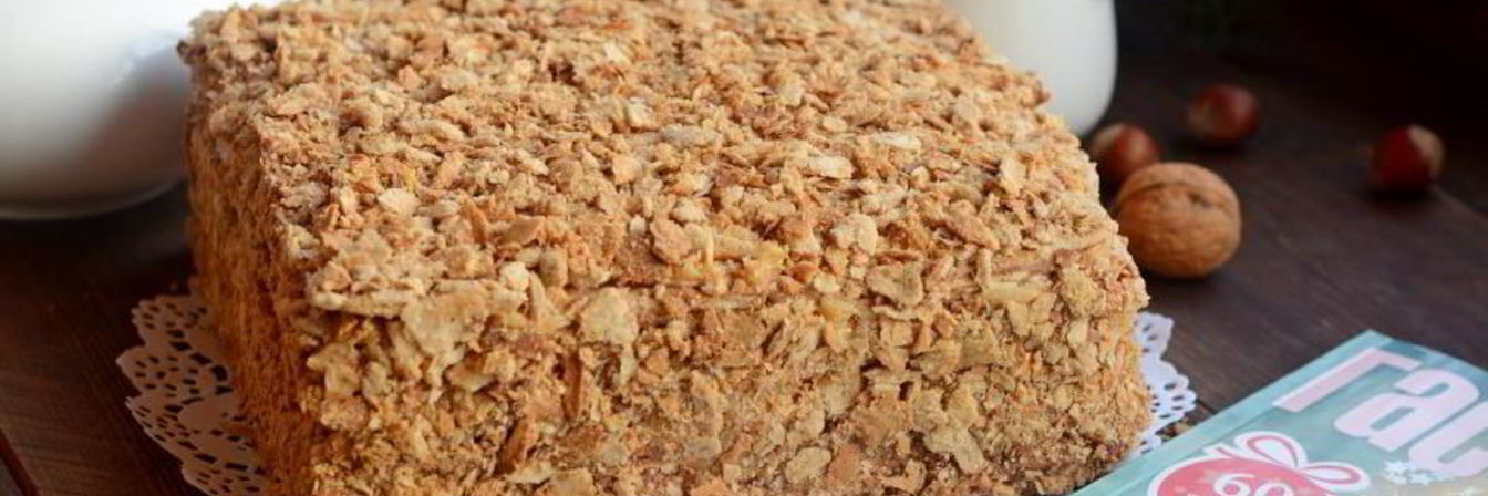 Рецепт Торта шоколадного Наполеон