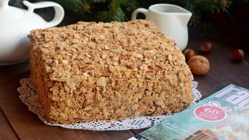 Рецепт Торта шоколадного Наполеон