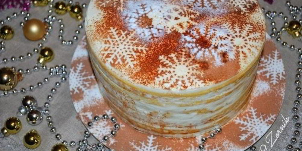 Как приготовить торт сливочные снежинки