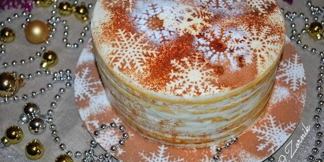 Рецепт торта сливочные снежинки