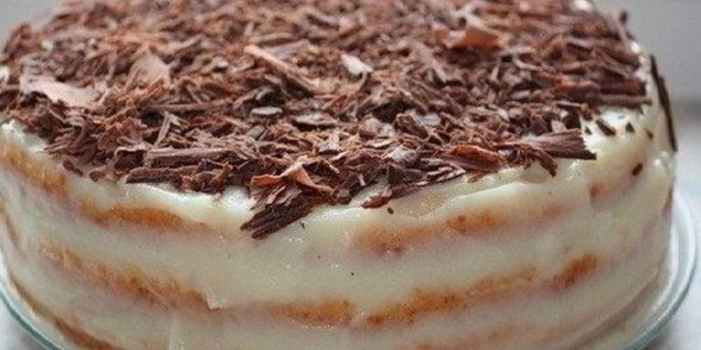 Как приготовить творожный торт с заварным кремом и орехами