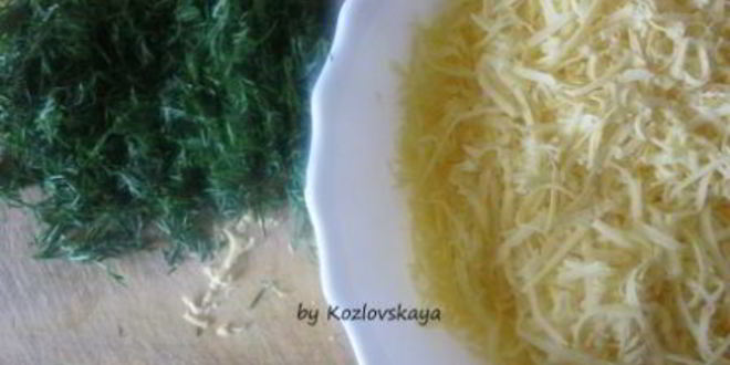 Рецепт закусочного торта из поленты с сыром