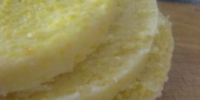Рецепт закусочного торта из поленты с сыром