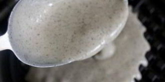 Рецепт бельгийских вафель с черничным соусом