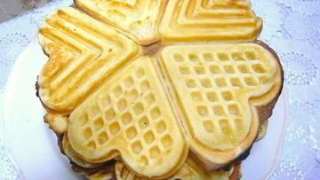 Рецепт Домашних венских вафель с ванилью