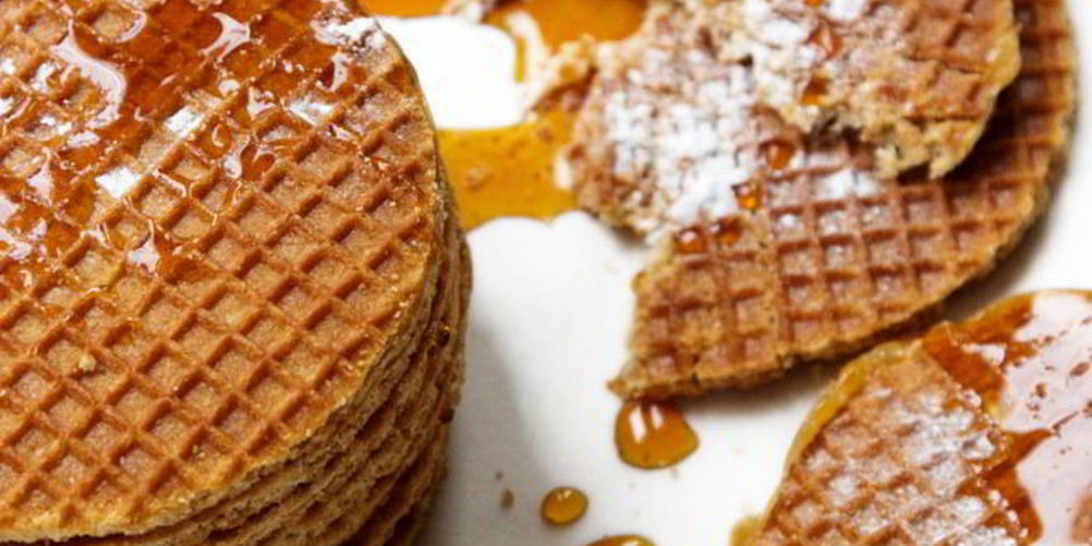 Как приготовить голландские вафли с карамелью