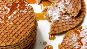 Рецепт Голландских вафель с карамелью