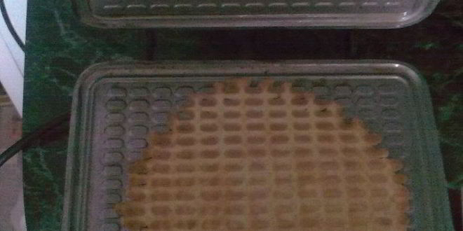 Рецепт хрустящих вафельных трубочек