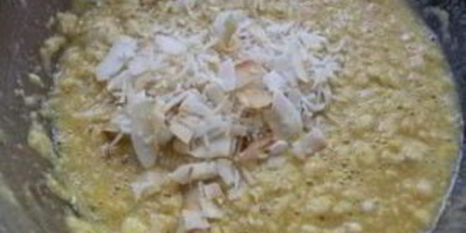 Рецепт кокосовых вафель со взбитыми сливками