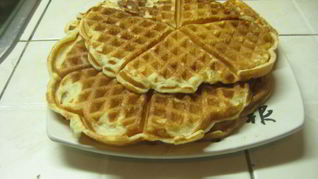 Рецепт Мягких несладких вафель на кефире