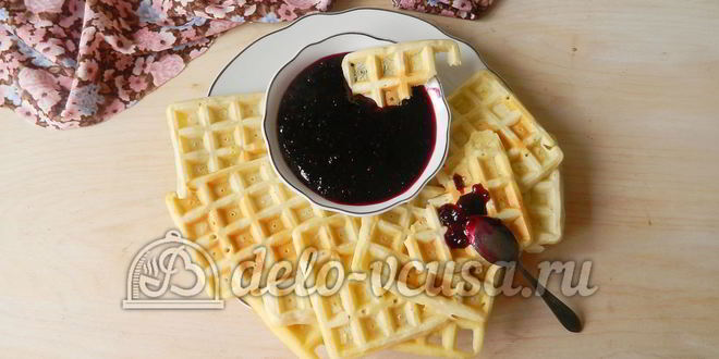 Рецепт мягких вафель в вафельнице