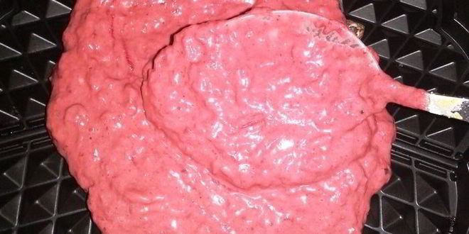 Рецепт пряных свекольных вафель