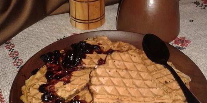 Рецепт пряных свекольных вафель