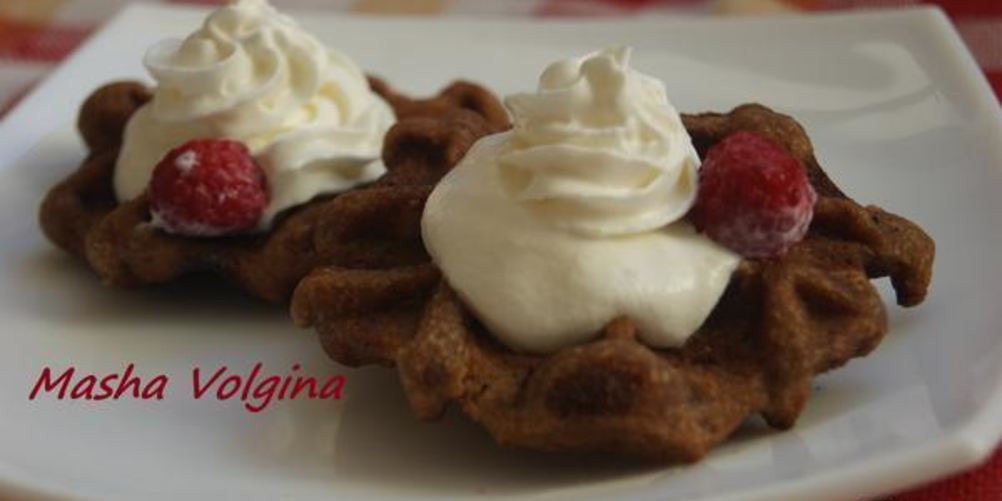 Как приготовить шоколадные вафли с фундуком