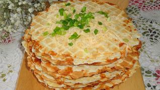 Рецепт Сырных вафель с сыром