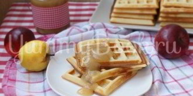 Рецепт толстых вафель гофры