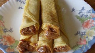 Рецепт Трубочек со сгущенкой