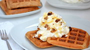 Рецепт Цельнозерновых вафель без сахара