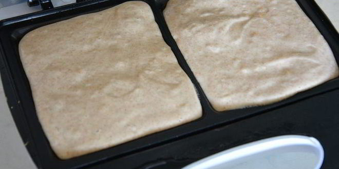 Рецепт цельнозерновых вафель без сахара