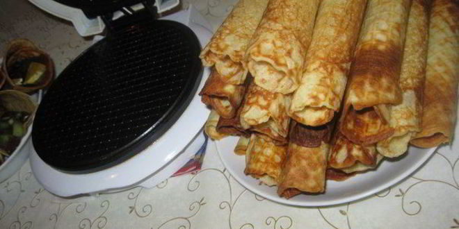 Рецепт вафельных трубочек с кремом нутелла