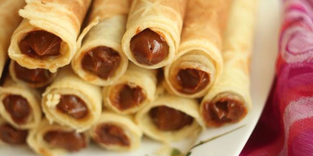 Как приготовить вафельные трубочки с вареным сгущенным молоком