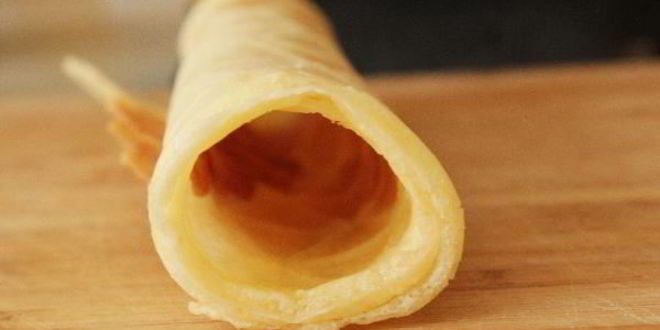 Рецепт вафельных трубочек с вареным сгущенным молоком