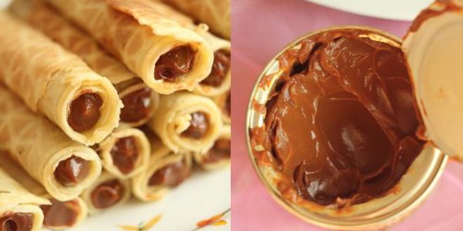 Рецепт вафельных трубочек с вареным сгущенным молоком
